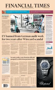 Financial Times – EY banned from German audit work for two years after Wirecard scandal 