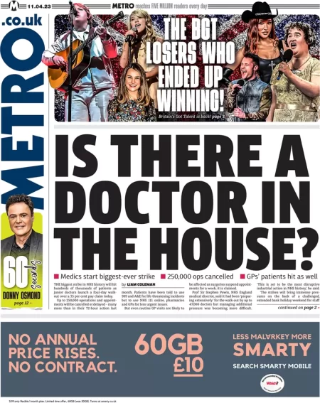 Metro – Is there a doctor in the house? 