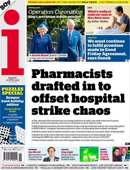 The i – Pharmacists drafted in to offset hospital strike chaos 