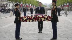 France’s Macron commemorates the end of WWII in Europe