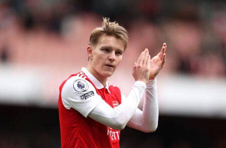 Martin Odegaard backed as Arsenal’s player of the season by Gary Neville and Jamie Carragher