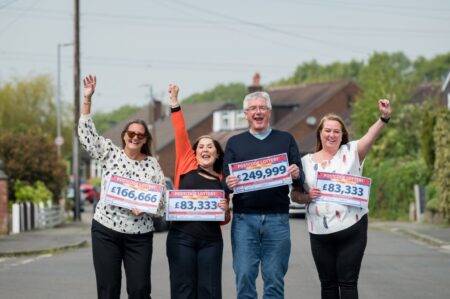 Life on Millionaire Street! Residents share £1m lottery prize – and reveal what they’ll spend it on