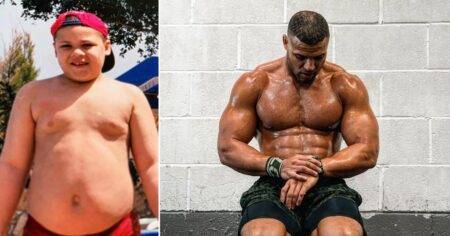 Gladiators star’s transformation after ‘really unhealthy’ childhood to UK’s fittest man