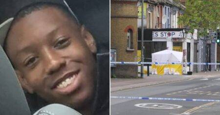 Boy, 16, stabbed to death outside school named and pictured