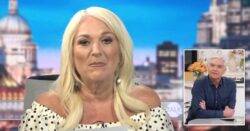 Phillip Schofield’s ITV co-star Vanessa Feltz forced to react to his resignation and affair bombshell live on air