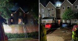 Desperate dad threw daughters, 7 and 4, from top floor of burning flats