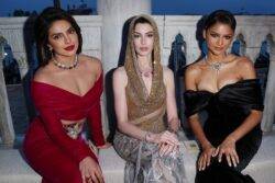 Zendaya, Anne Hathaway and Priyanka Chopra prove to be most glam trio ever