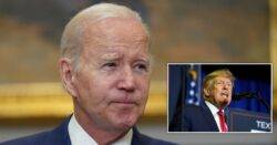 Joe Biden attacks Donald Trump for ‘killing Roe v Wade’ abortion rights