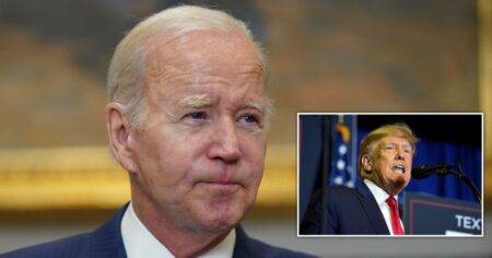 Joe Biden attacks Donald Trump for ‘killing Roe v Wade’ abortion rights