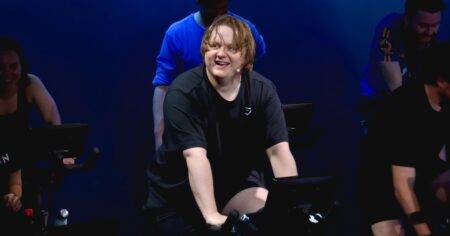 I went to an exercise class with Lewis Capaldi and it was intense, sweaty and full of C-bombs