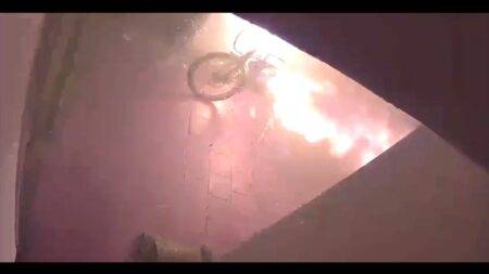 London Fire Brigade issues warning after e-bike explosion caught on camera