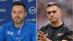 Roberto De Zerbi sends message to Leandro Trossard ahead of Arsenal clash