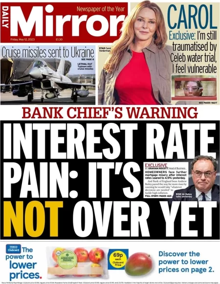 Daily Mirror – Interest rate pain: It’s not over yet