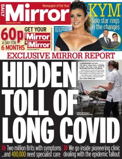 Daily Mirror – Hidden toll of Long Covid