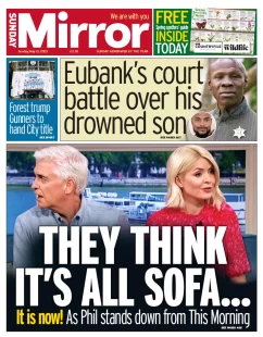 Sunday Mirror – They think it’s all sofa 