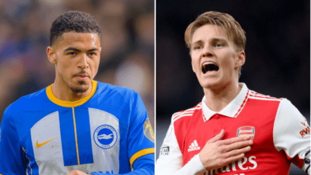 ‘Wow!’ – Brighton’s Levi Colwill blown away by Martin Odegaard in last meeting with Arsenal