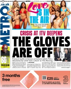 Metro – The gloves are off