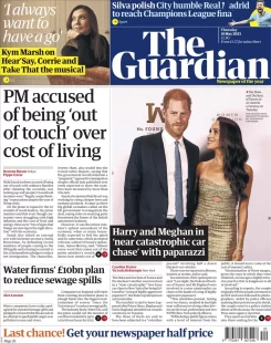 The Guardian – PM accused of being out of touch over cost of living 