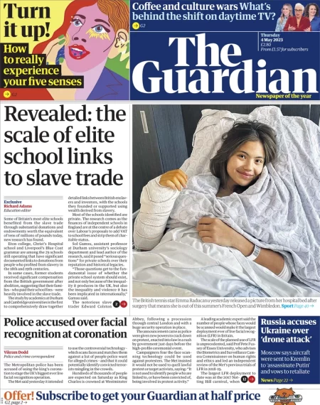 The Guardian – Revealed: The scale of elite school links to slave trade 