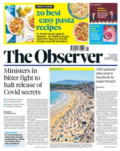 The Observer – Ministers in bitter fight to halt release of Covid secrets