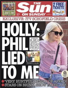 The Sun on Sunday – Holly: Phil lied to me