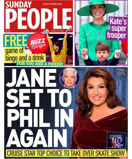 Sunday People – Jane set to Phil in again 