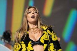 Becky Hill styles out ‘irritating’ wardrobe malfunction mid-Glastonbury set