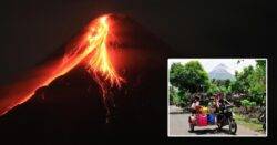 Lava spews down volcano in Philippines with 13,000 people evacuated