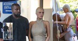 Grinning Kanye West can’t keep his hands off new wife Bianca Censori in rare, passionate PDA