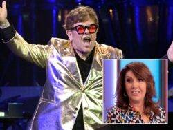 Celebrity Gogglebox star has unusual reaction to Sir Elton John’s Glastonbury performance