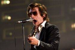 Arctic Monkeys’ Alex Turner bounces back for Glastonbury headline set after being struck by laryngitis