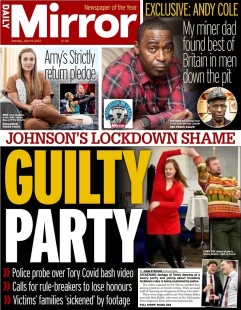 Daily Mirror – Guilty party 