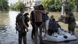 ? Live: Houses under water, people and pets evacuated as Kakhovka dam floodwaters peak