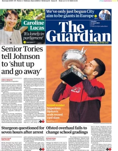 The Guardian – Senior Tories tell Johnson to ‘shut up and go away’ 