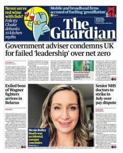 The Guardian – Government adviser condemns UK for failed leadership over net zero