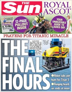 The Sun – The final hours