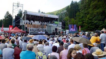 ‘LGBT+ offensive’: Viktor Orban criticises EU at Transylvania festival