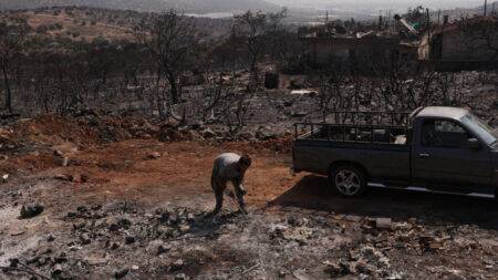 Wildfires in Greece burn for fifth consecutive day with no respite in sight
