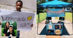 Boy, 8, and mum seeking apprentices for lemonade stand are reported to authorities