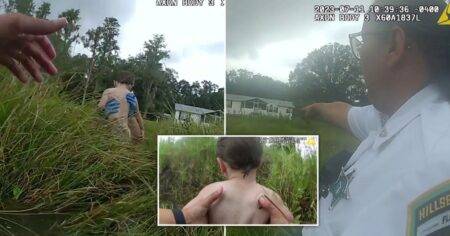 Sheriff’s deputies rescue four-year-old boy with autism stuck in a pond