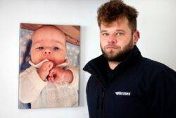 New dad woke up to find baby son had died beside him in bed