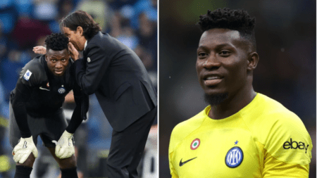 Inter boss Simone Inzaghi opens door to Andre Onana joining Manchester United