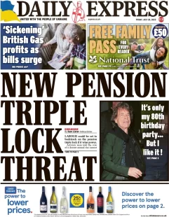 Daily Express – New pension triple lock 