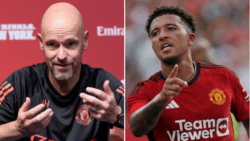 Erik ten Hag discusses Jadon Sancho’s false nine role and provides Anthony Martial update