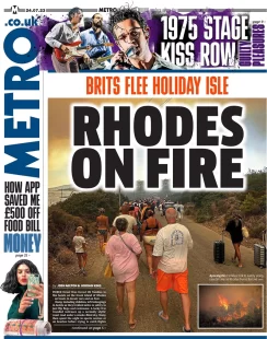 Metro – Rhodes on fire 