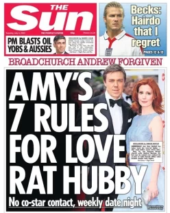 The Sun – Amy’s seven rules for love rat husband 