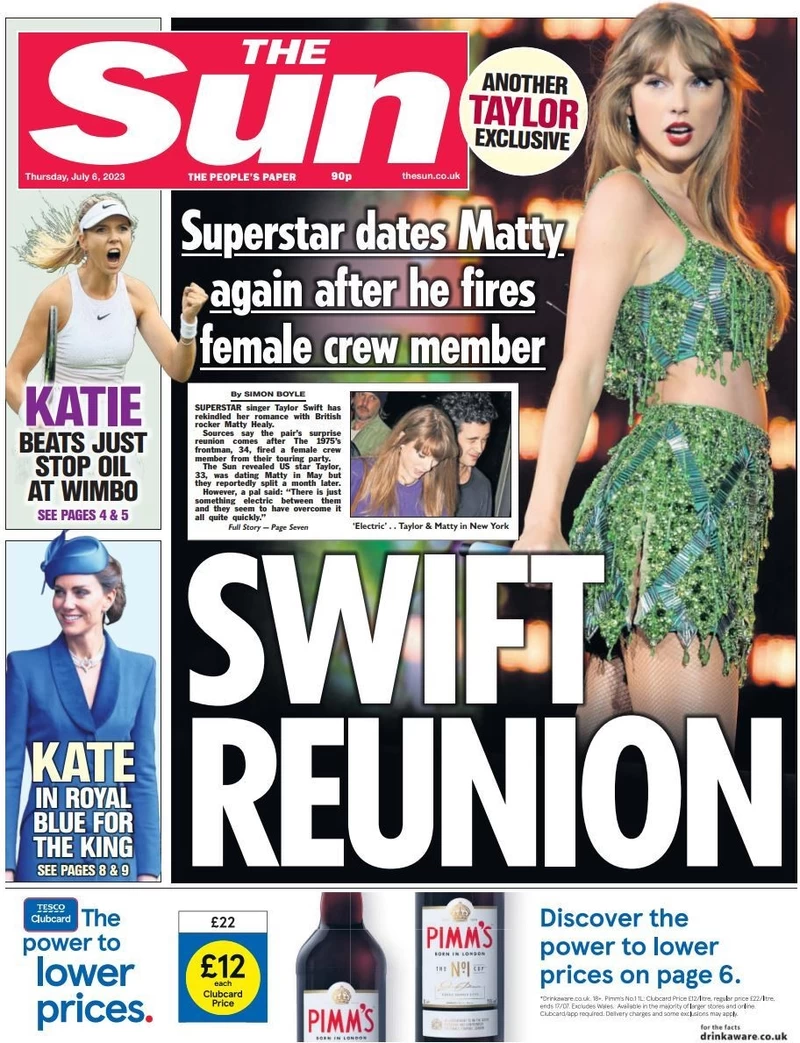 The Sun - Swift reunion