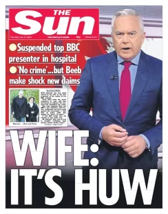 The Sun – Wife: It’s Huw 