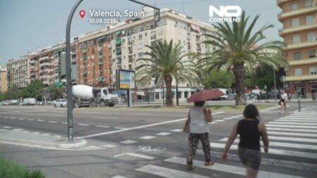 Watch: heat reaches 46?C in Valencia, Spain