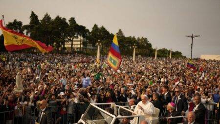 Pope Francis visits world-renowned Catholic Shrine of Fatima in Portugal